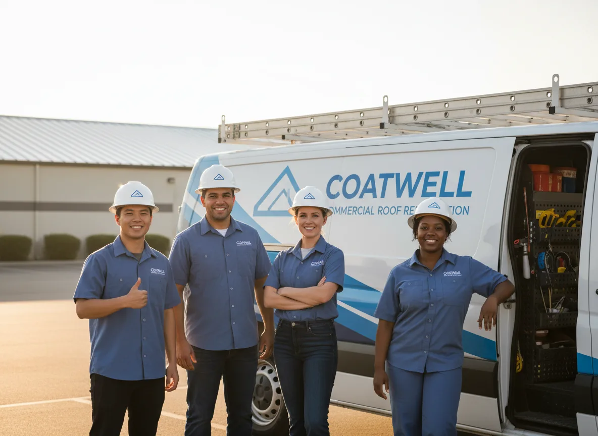 Commercial roof coating company in Gonzales, TX